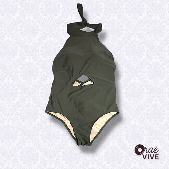 Kona Sol Women’s One Piece Swimsuit in Olive [L] - Picture 1 of 5